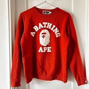 A Bathing Ape Women’s Orange Sweatshits